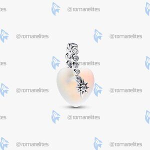 Pandora Shooting Star & Heart Dangle Charm